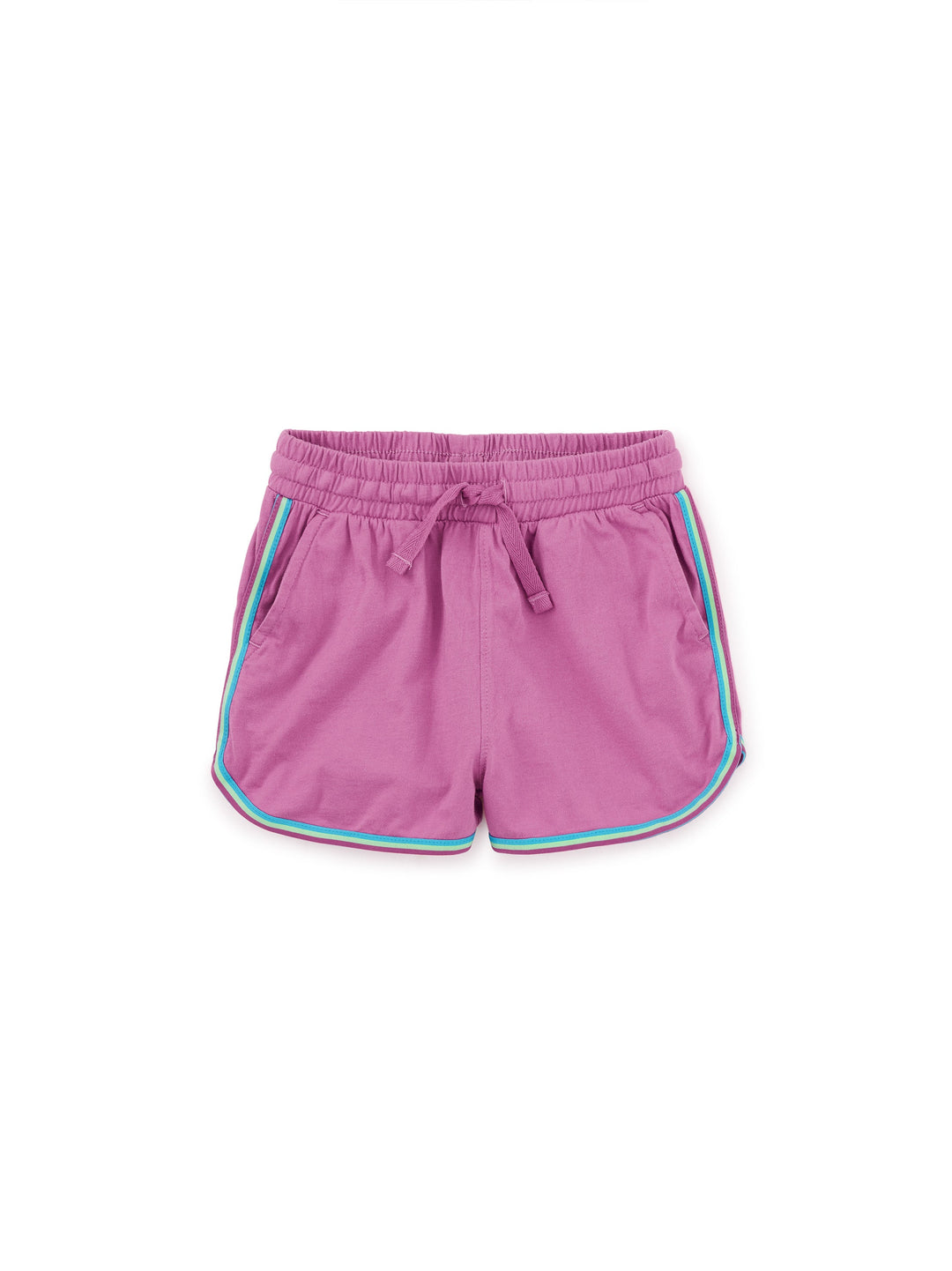 Tea Collection Rainbow Binding Shorts in Mulberry