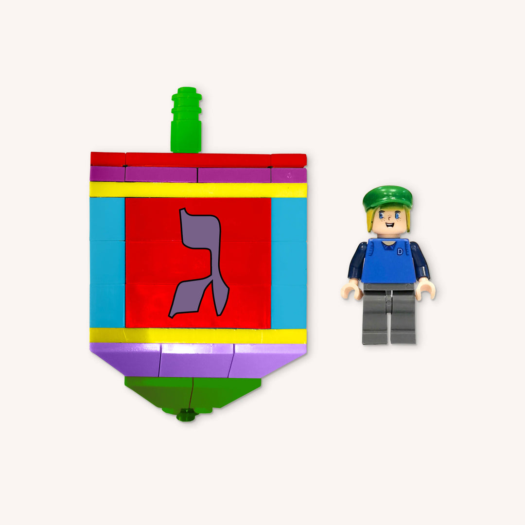 Bricks Dreidel and Minifigure Set
