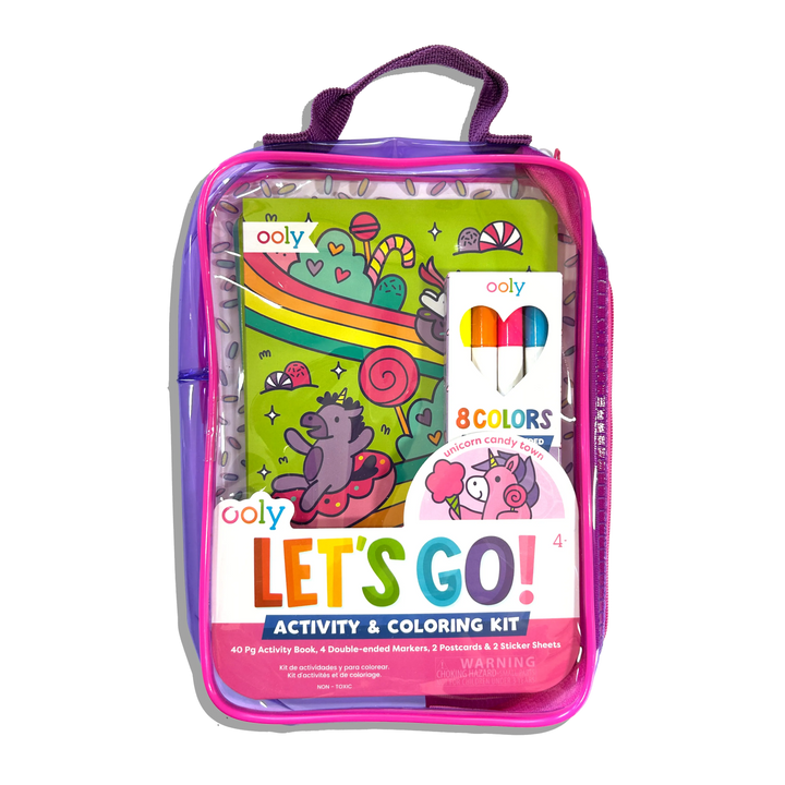 Unicorn Candy Town Activity & Coloring Kit