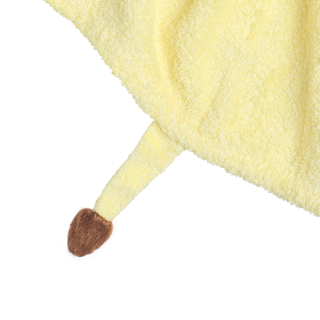 Yikes Twins Giraffe Hooded Towel tail