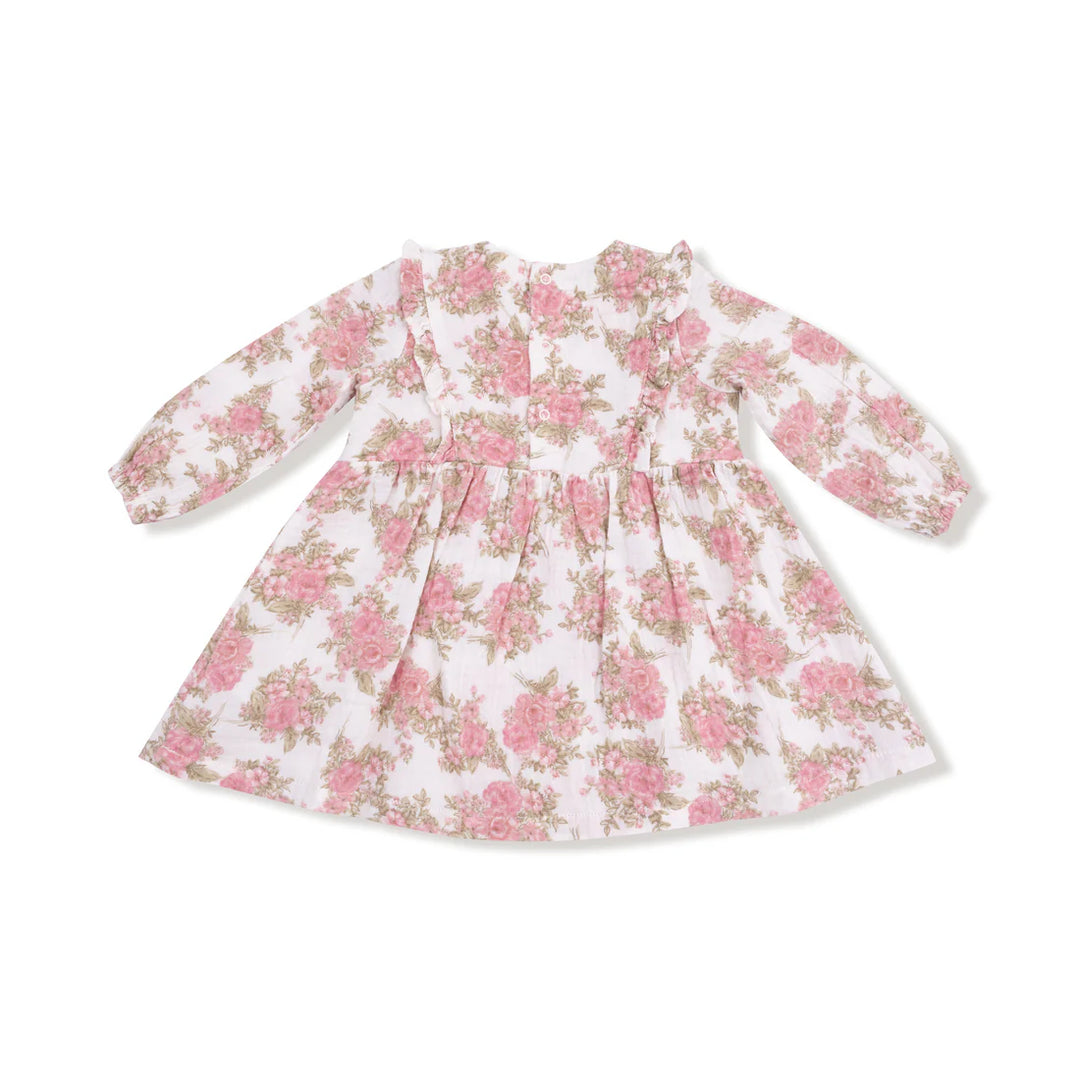 Angel Dear Heirlooms Bouquet Baby Dress & Leggings dress back