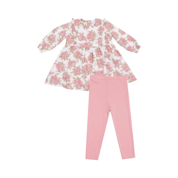 Angel Dear Heirlooms Bouquet Baby Dress & Leggings
