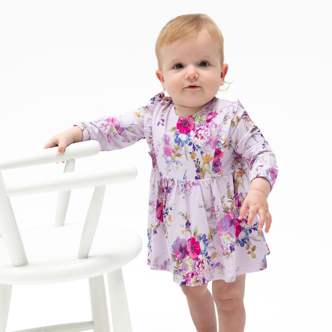 Dahlia Floral Dress & Leggings Set