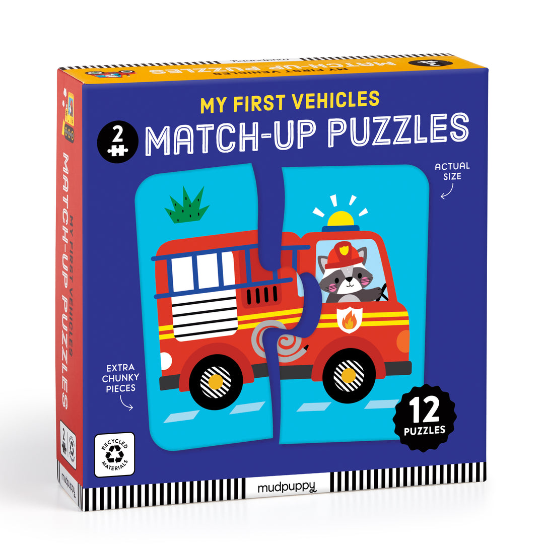 Mudpuppy My First Vehicles Match Up Puzzle