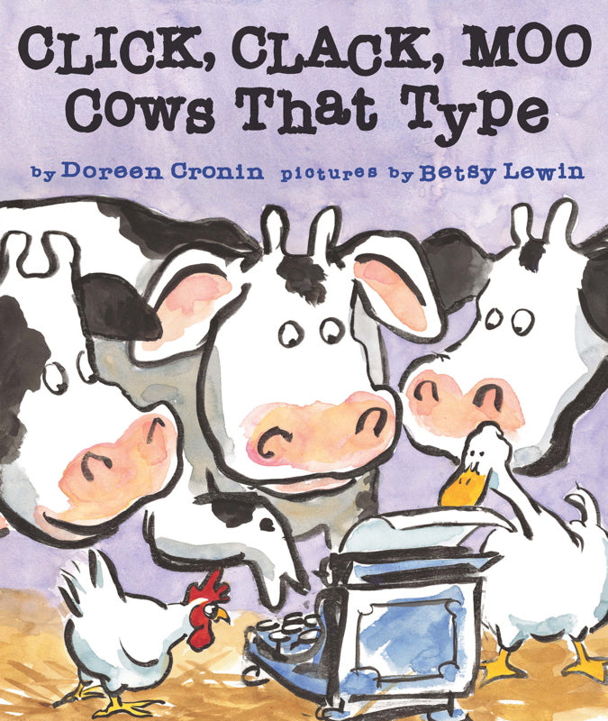 Click Clack Moo Cows That Type board book