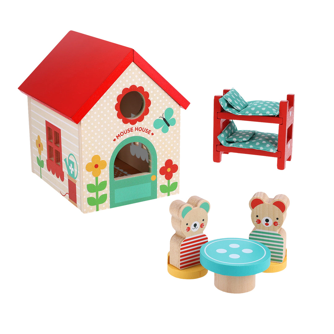 Wooden Play Set Mouse House