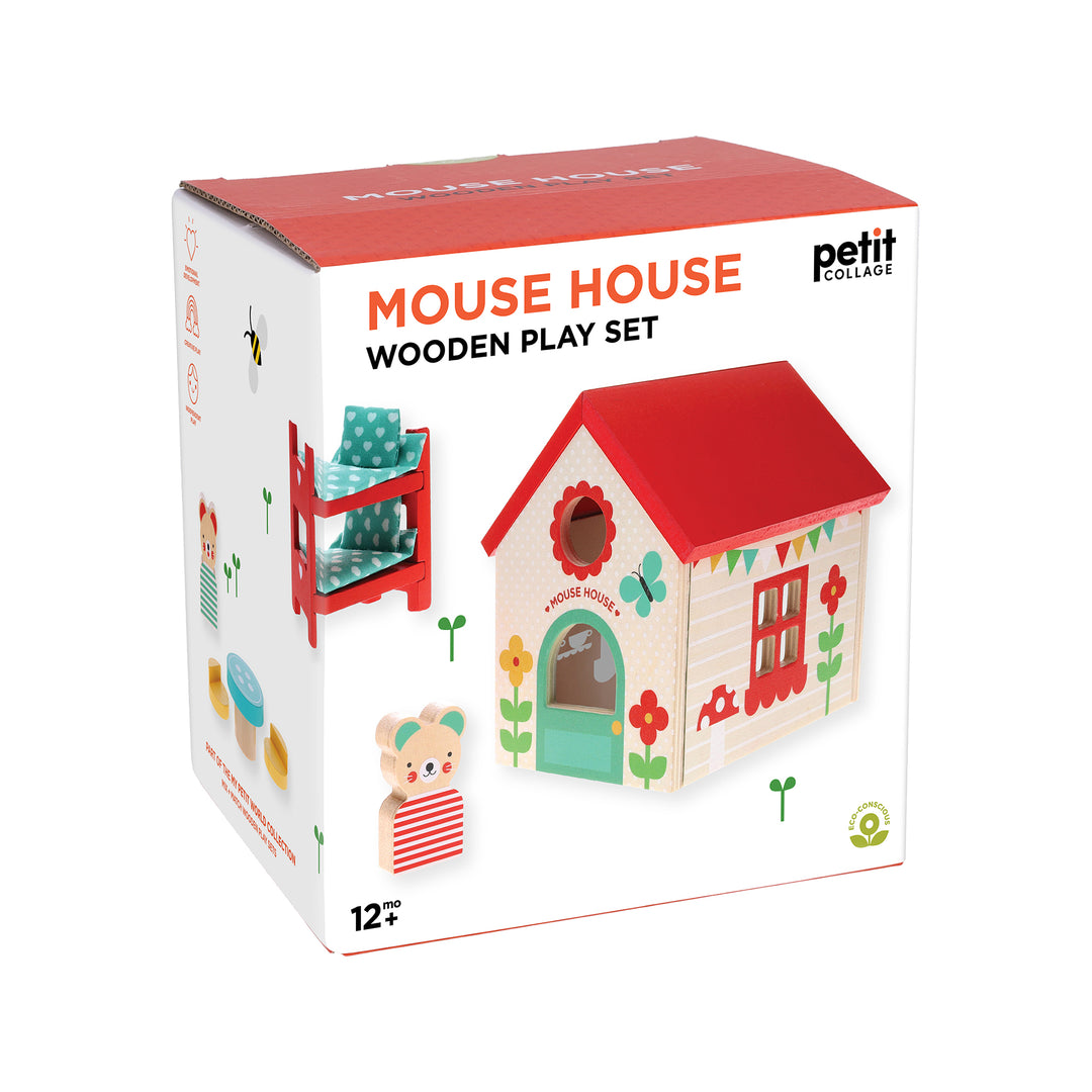 Wooden Play Set Mouse House