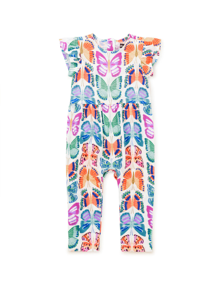 Tea Collection Mariposas Pintadas Tulip Sleeve Romper