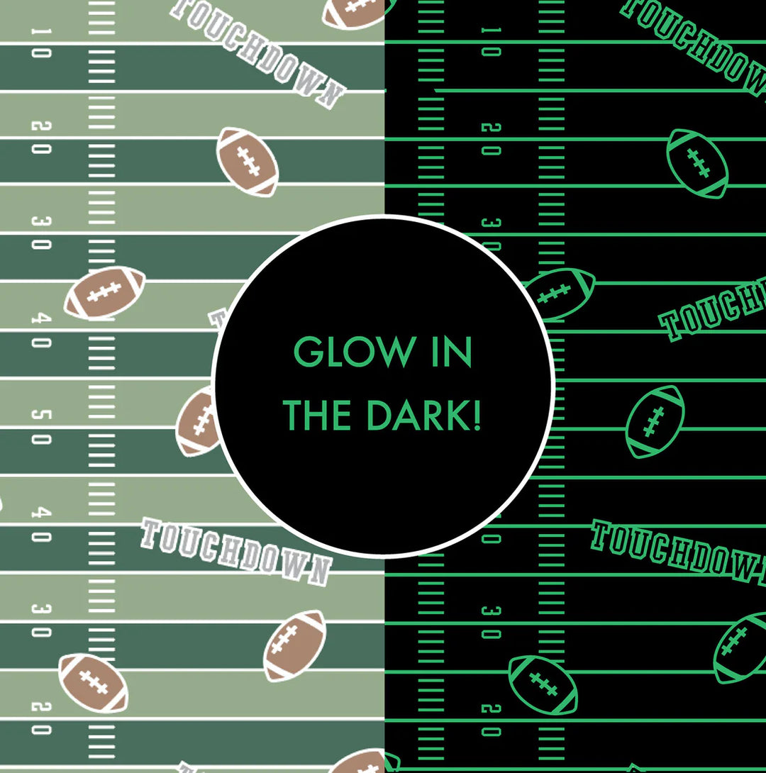 Angel Dear Football Field Glow in the Dark Footie swatch