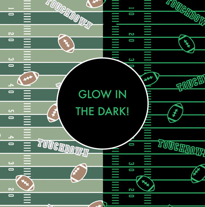 Angel Dear Football Field Glow in the Dark Footie swatch