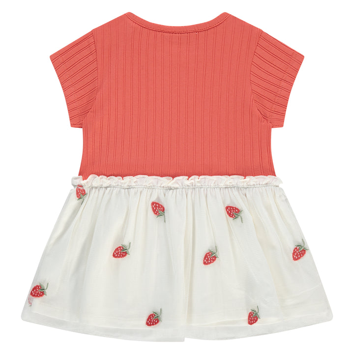 Babyface Strawberry Twirl Dress back