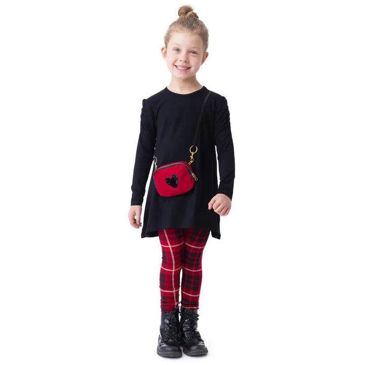 Nano Noruk Tartan Plaid Leggings model too