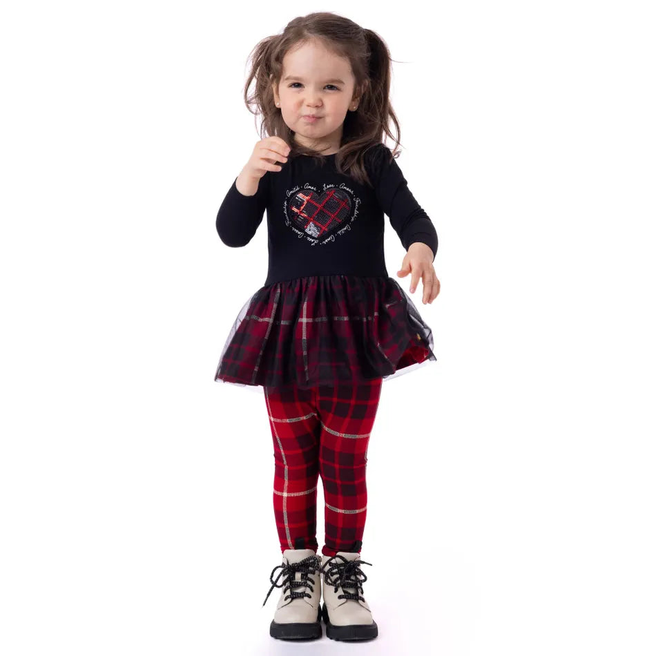 Nano Noruk Tartan Plaid Leggings model