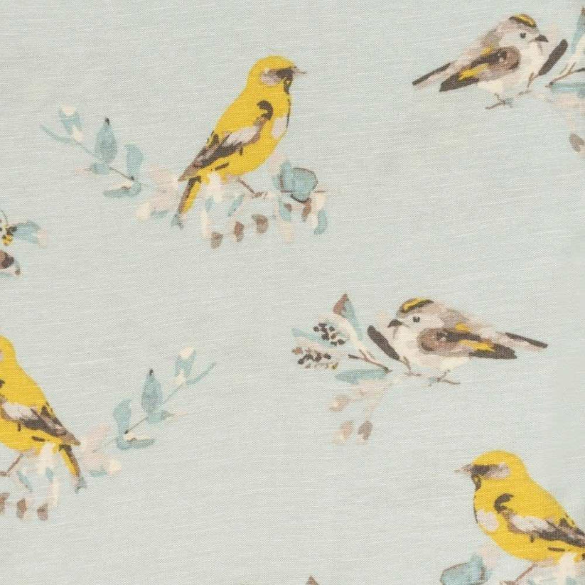 Milkbarn bamboo Blue Bird Zipper swatch