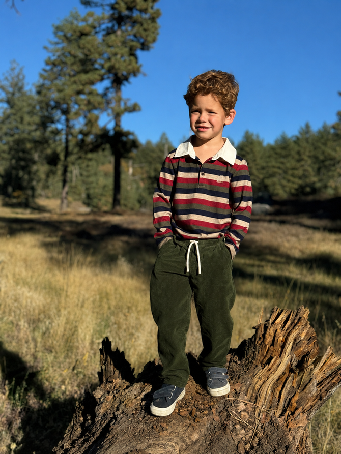 Me & Henry Arlo Corduroy Joggers  model