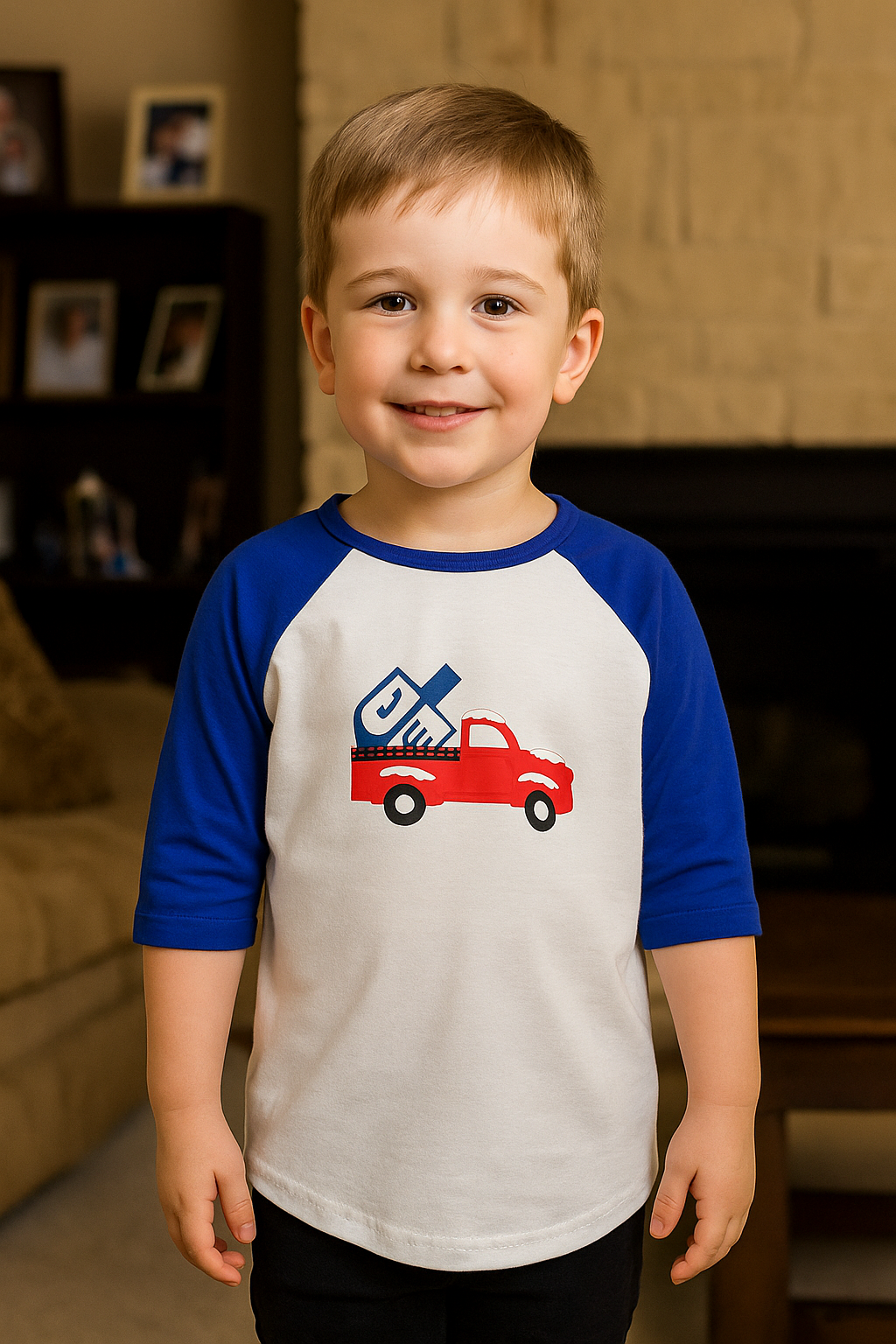 Hanukkah Truck T-Shirt model