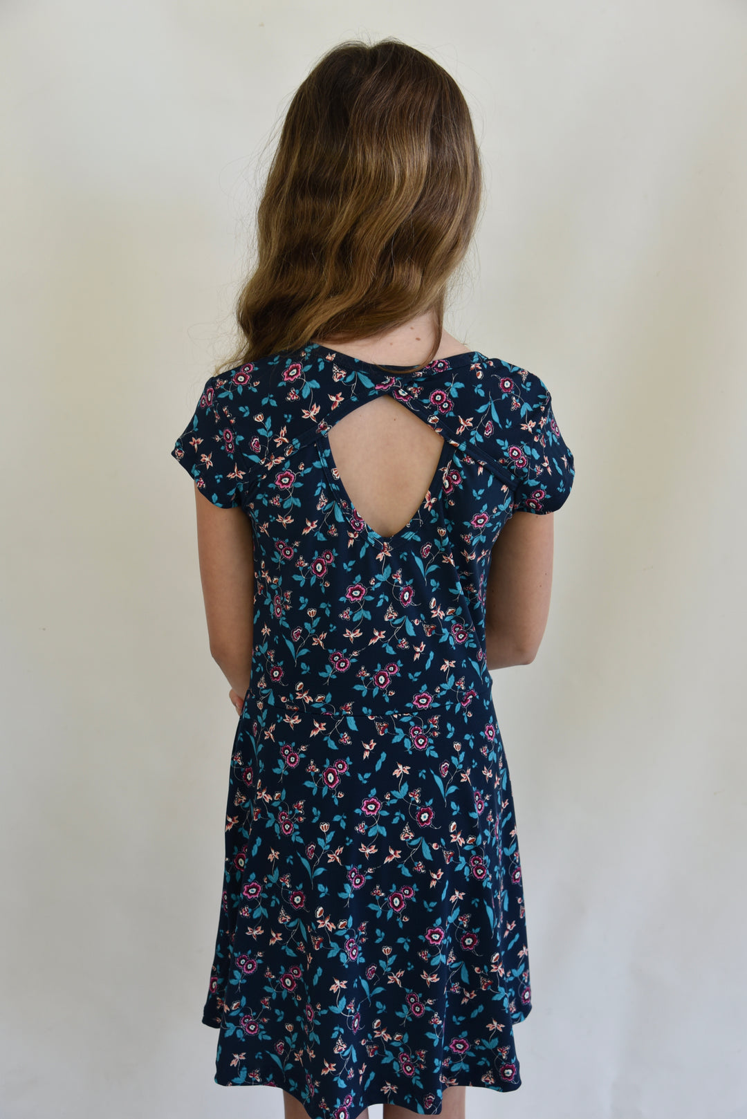 Area Code 407 Kelsey Floral Dress back