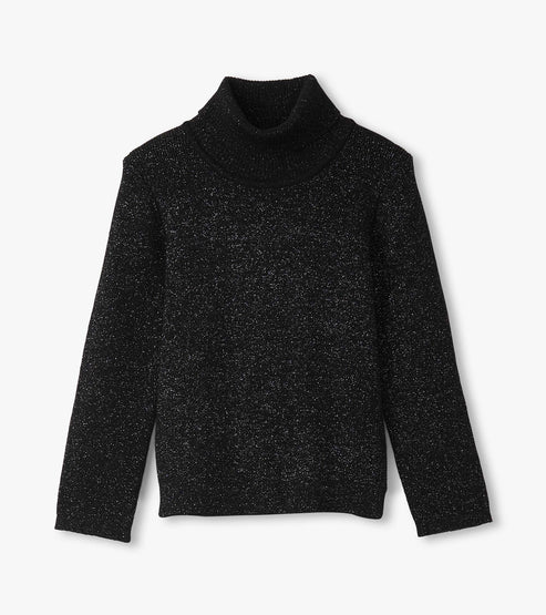 Hatley Black Glitter Turtleneck