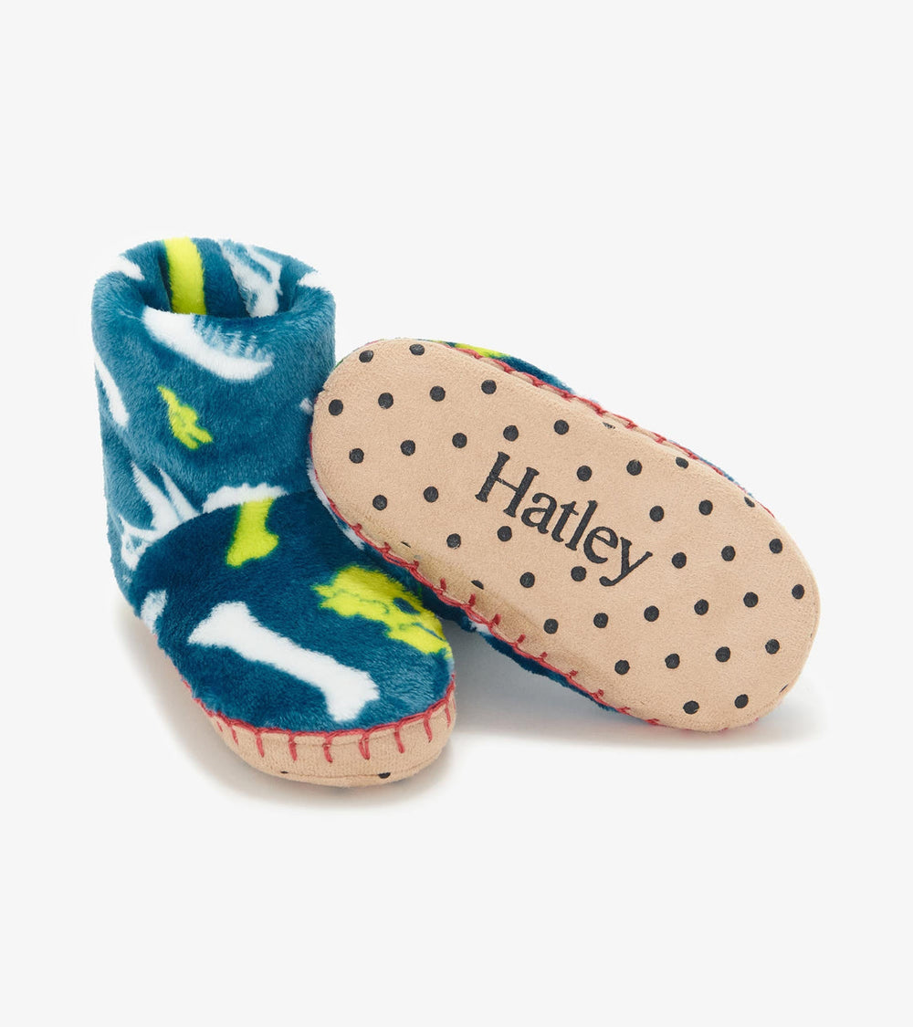 Hatley Dino Fossils Slippers sole