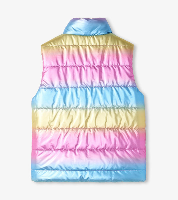 Hatley Rainbow Shine Reversible Quilted Vest back