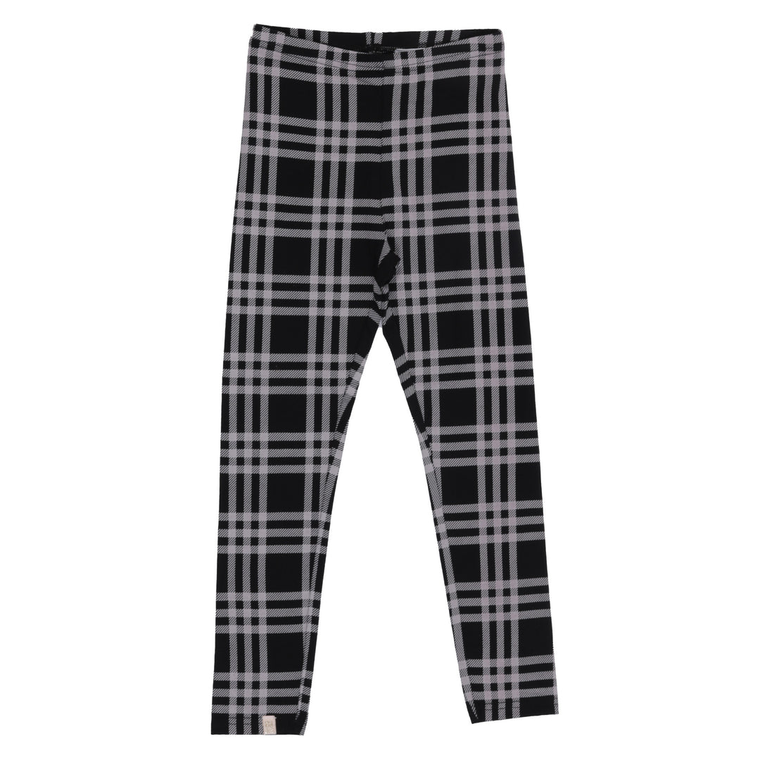 Black Plaid Leggings