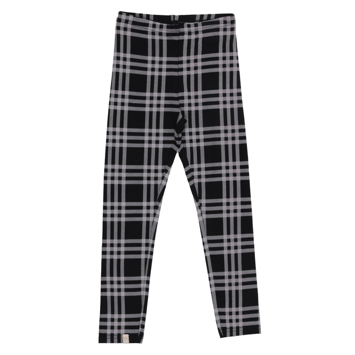 Black Plaid Leggings