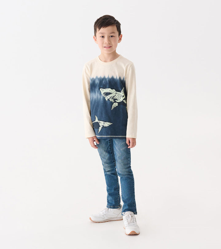 Hatley Shark Bones Graphic Tee model