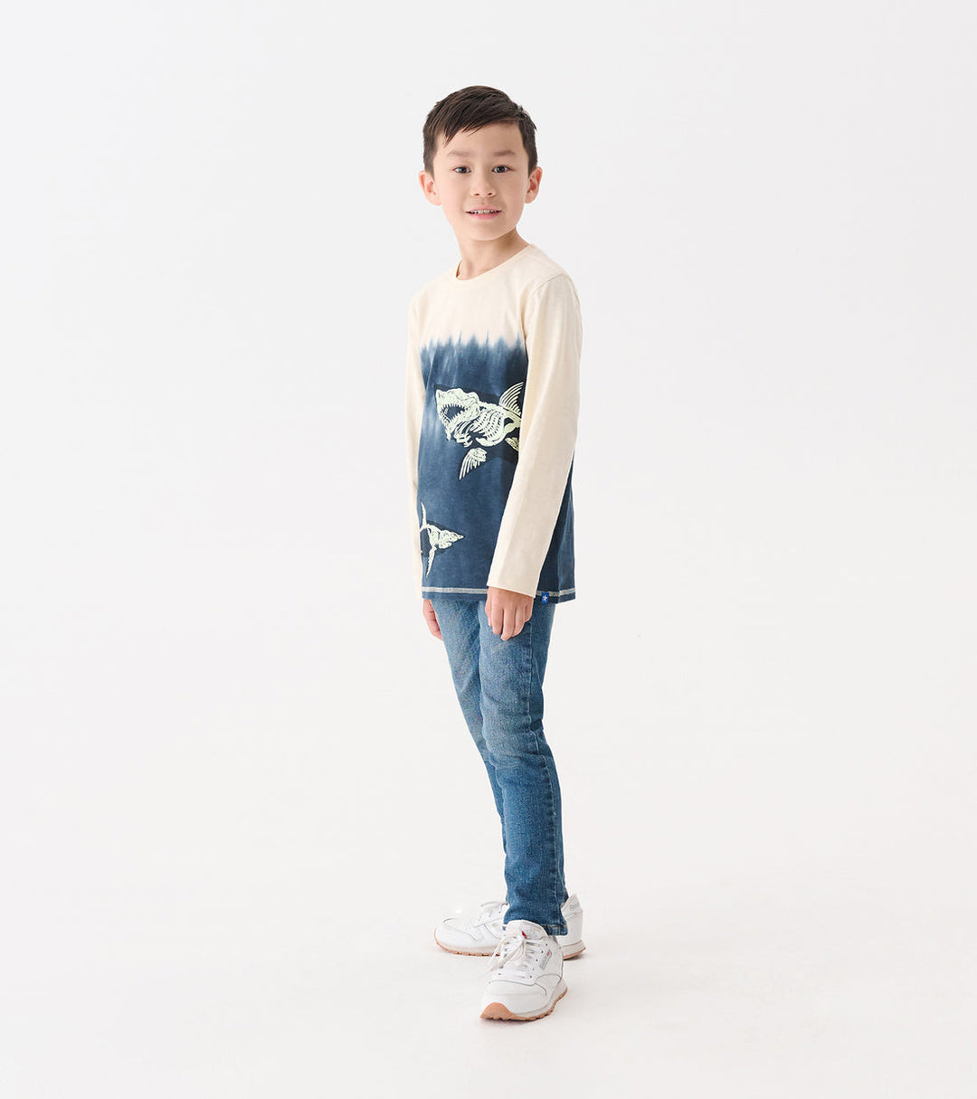 Hatley Shark Bones Graphic Tee side