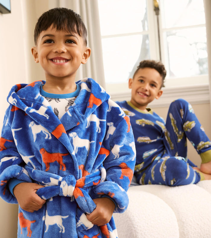Hatley Dogs Silhouette Robe model