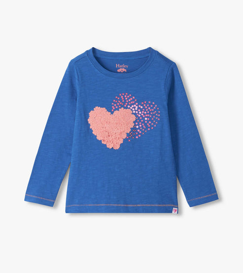 Hatley Double Hearts Graphic T-Shirt