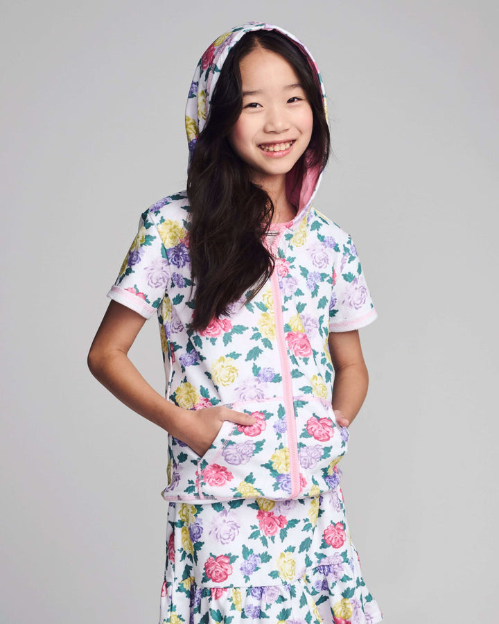 Appaman Marissa Floral Garden Hoodie model