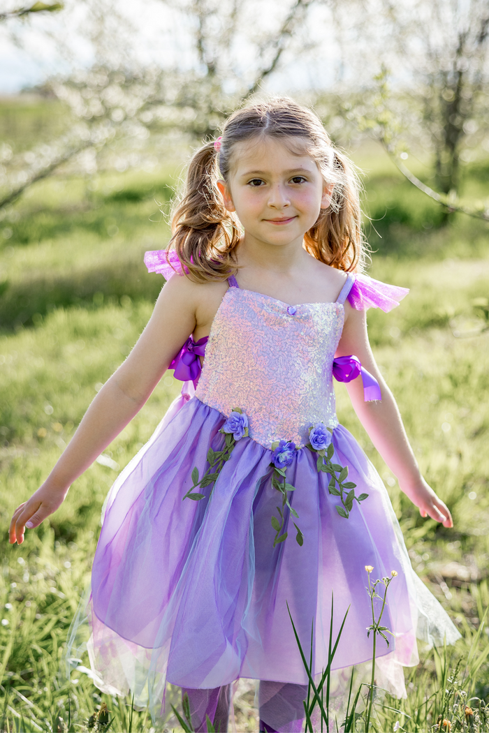 Sequin Fairy Tunic In Lilac