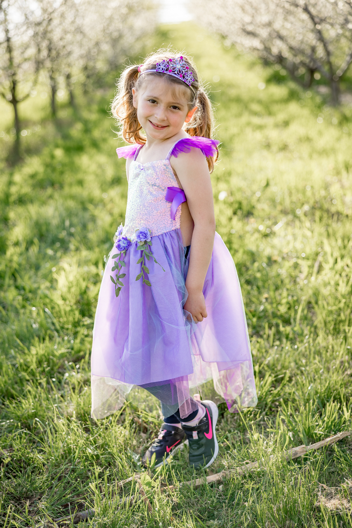 Sequin Fairy Tunic In Lilac