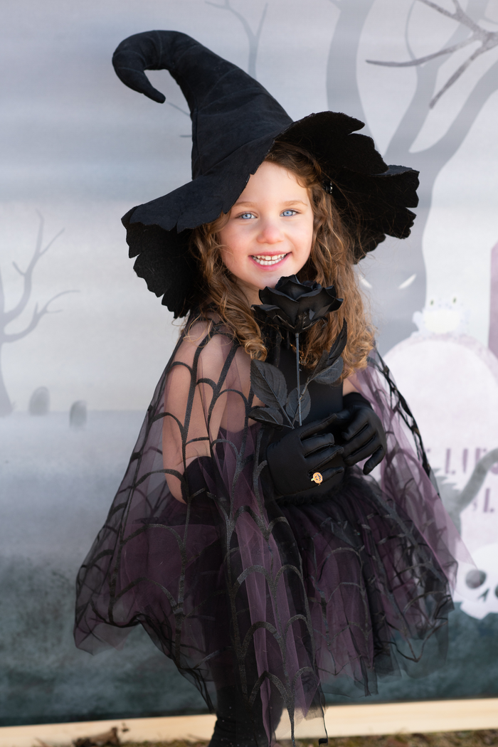 Great Pretenders Spider Witch Tutu and Cape Set model