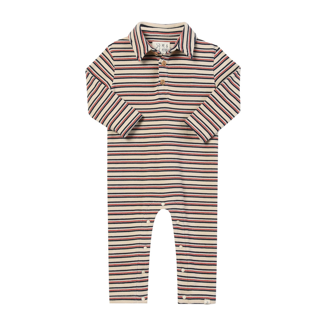 Me & Henry Snuggle Polo Romper