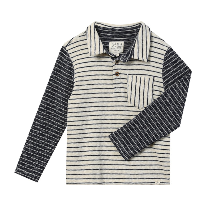 Me & Henry Troy Striped Polo
