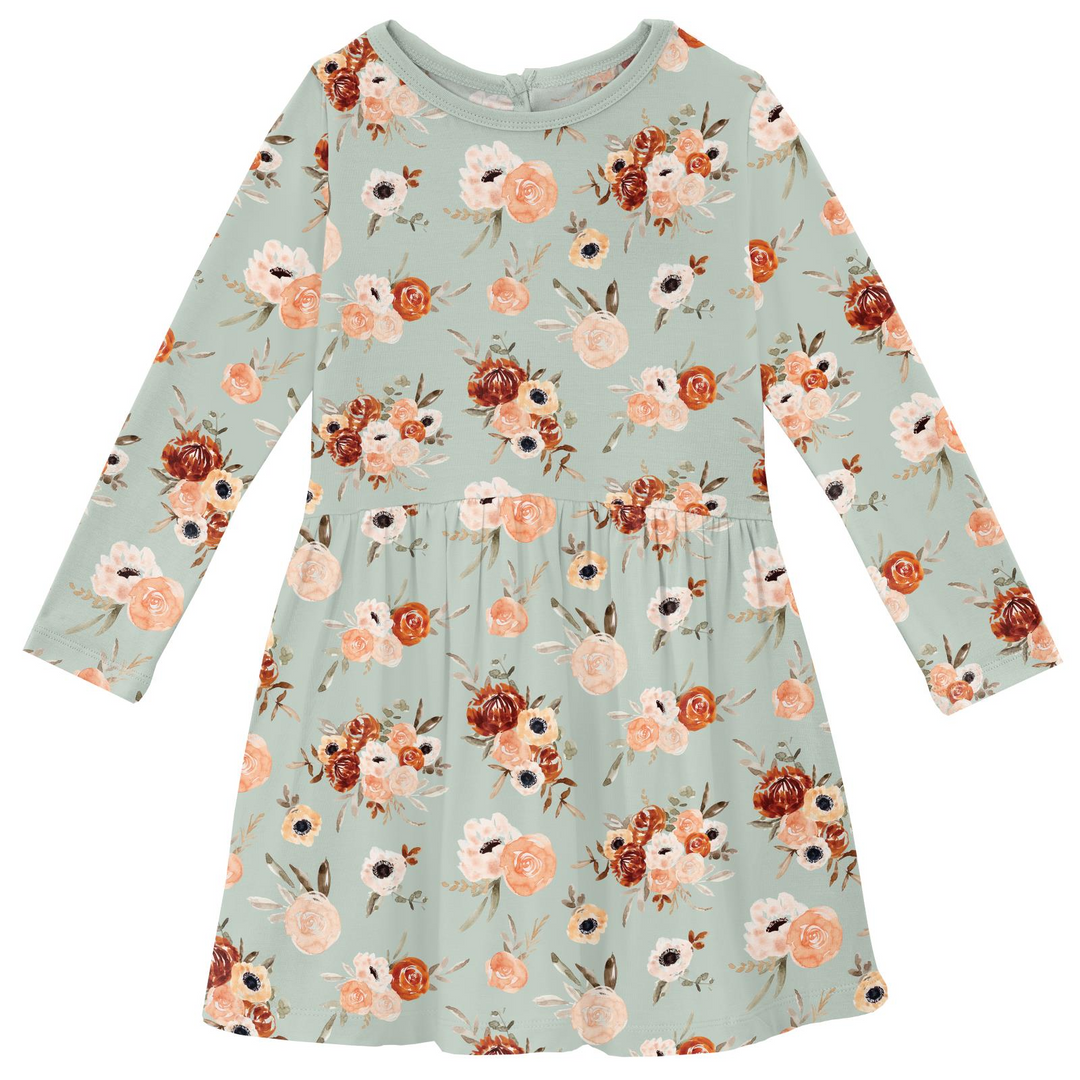 Kickee Pants Fall Floral Twirl Dress