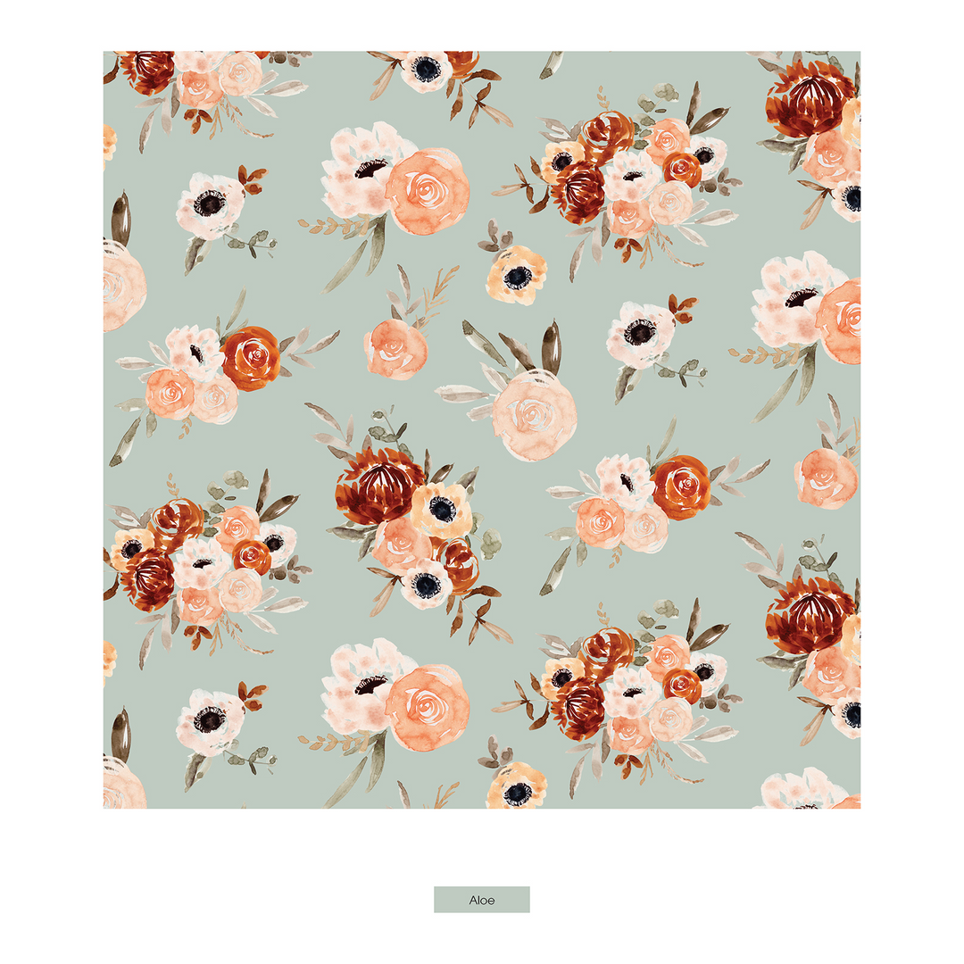Kickee Pants Fall Floral Ruffle swatch