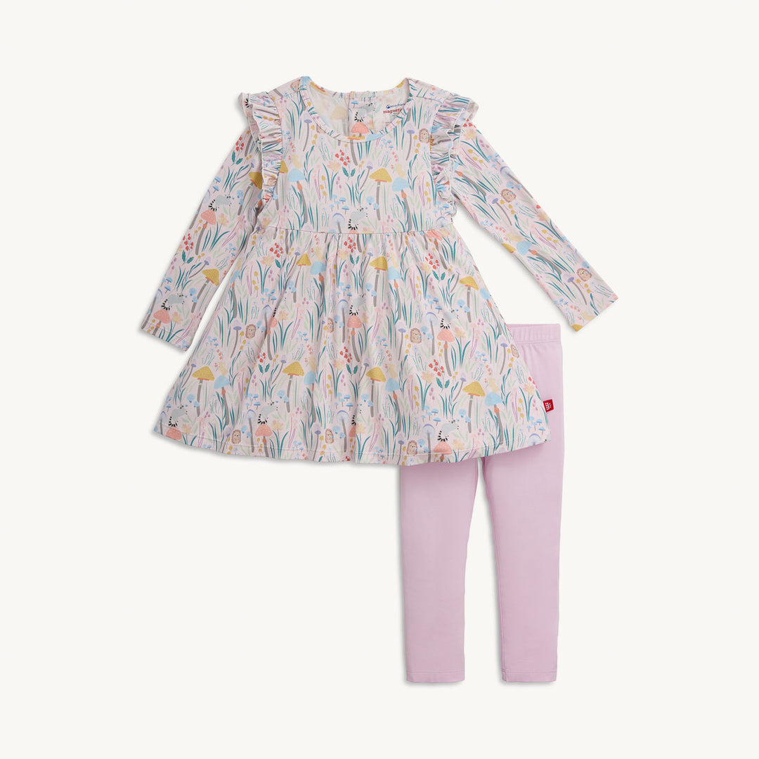 Magnetic Me Shroom and Bloom Dress & Leggings Set
