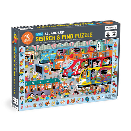 Train Station Search & Find Puzzle