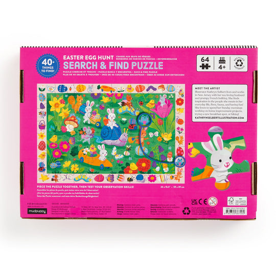 Mudpuppy Easter Egg Search & Find Puzzle back