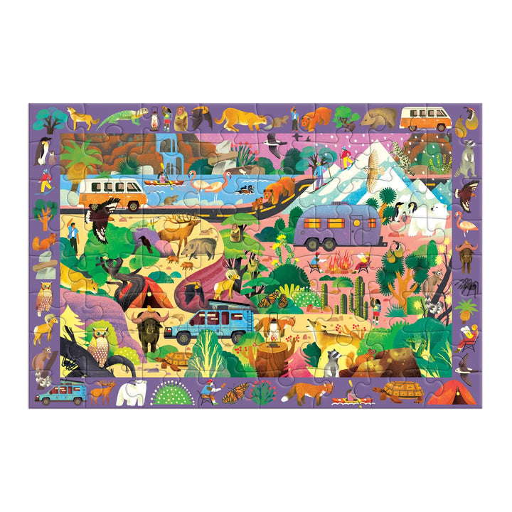 Mudpuppy The Great Outdoors Search & Find Puzzle completed