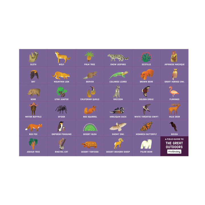 Mudpuppy The Great Outdoors Search & Find Puzzle guide