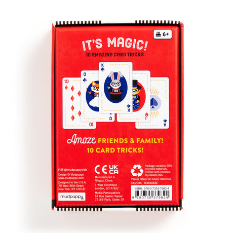 Mudpuppy It's Magic Card Tricks Game box