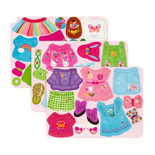 Mudpuppy Garden Bunnies Magnet Tin Figure clothes