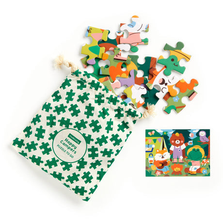 Mudpuppy Happy Campers Puzzle to Go pieces