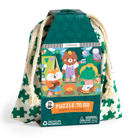 Mudpuppy Happy Campers Puzzle to Go