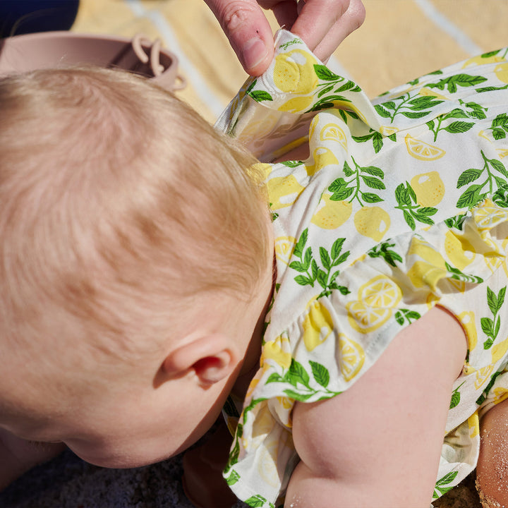 Magnetic Me Simply the Zest Magnetic Bubble Romper model back