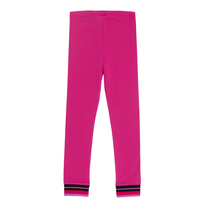 Noruk Nano Banded Leggings in Fuchsia back