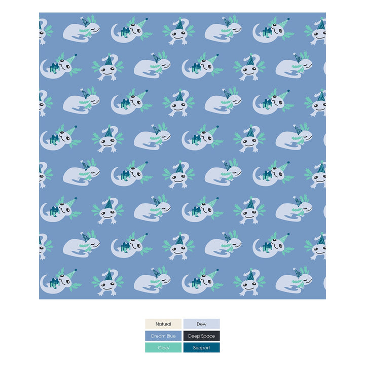 Kickee Pants Axolotl Party Romper swatch